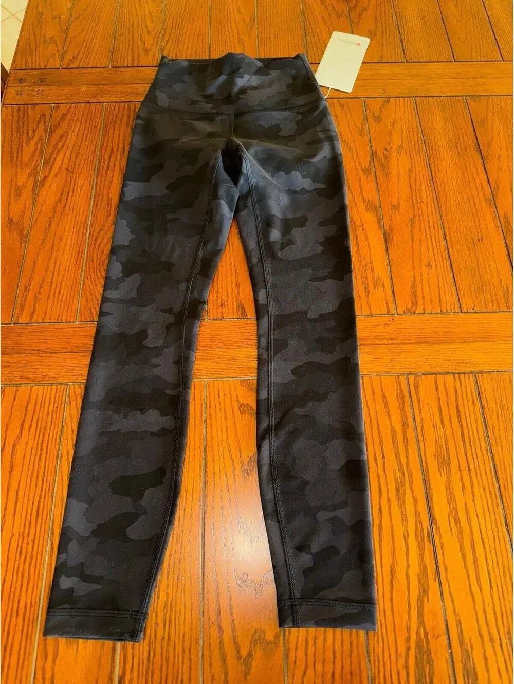 Lululemon Wunder Train High Rise 25” Heritage Camo Black Size 2 NWT